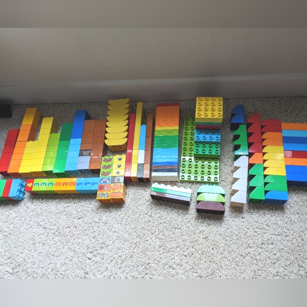 Large Lot Basic Duplo Legos
